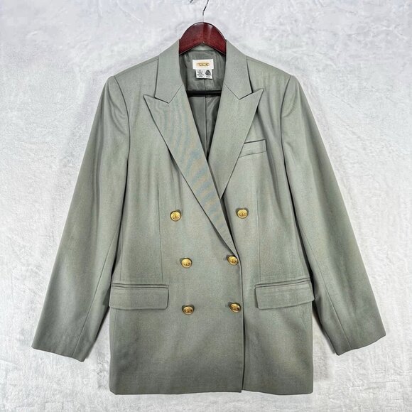 Talbots women's green suit jackets - Picture 2 of 5